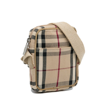 Burberry Crossbody Bag Brown Candy Check Canvas