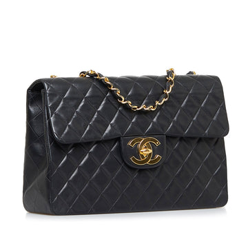 Chanel Maxi Classic Lambskin Single Flap Shoulder Bag