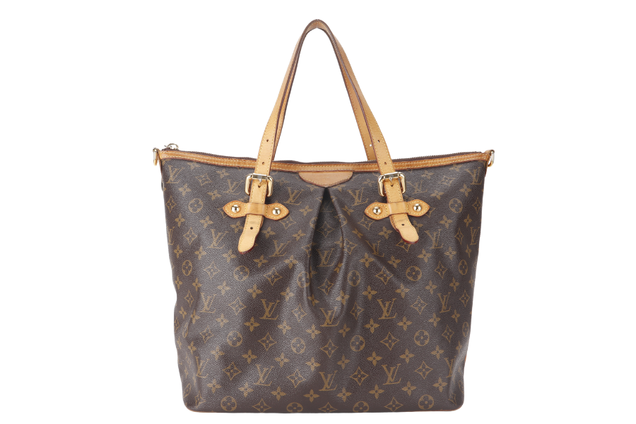 LOUIS VUITTON M40146 PALERMO GM MONOGRAM CANVAS 2WAY BAG GOLD HARDWARE NO DUST COVER