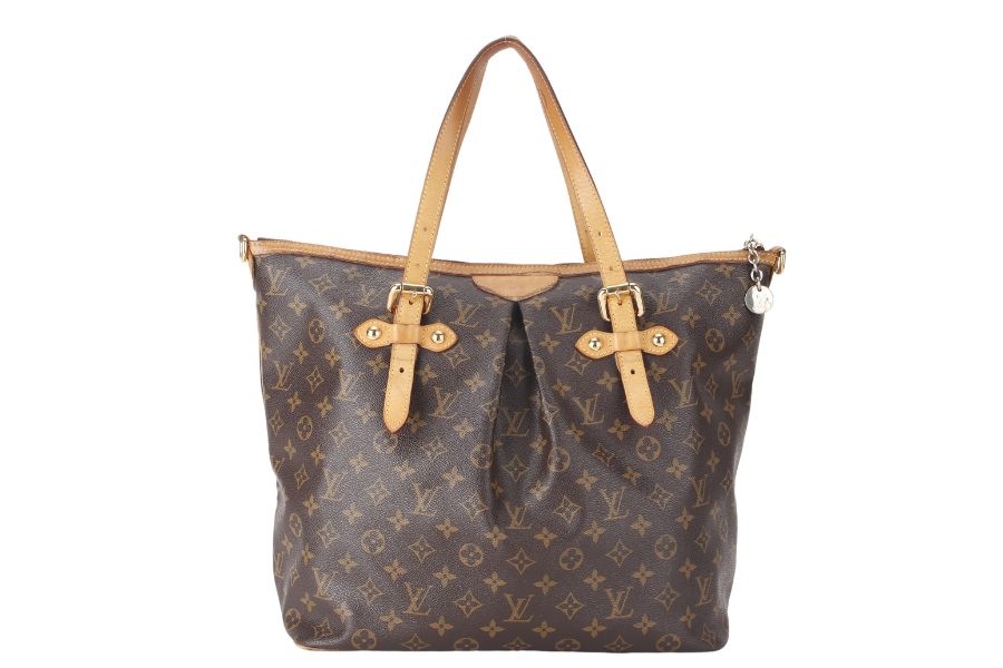 LOUIS VUITTON M40146 PALERMO GM MONOGRAM CANVAS 2WAY BAG GOLD HARDWARE NO DUST COVER