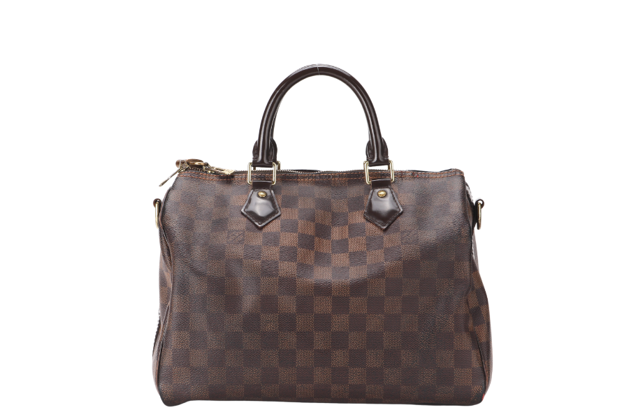 LOUIS VUITTON BANDOULIER 30 (N41367) DAMIER EBENE CANVAS GOLD HARDWARE WITH STRAP NO DUST COVER