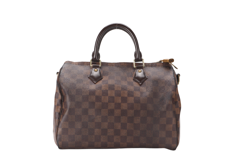 LOUIS VUITTON BANDOULIER 30 (N41367) DAMIER EBENE CANVAS GOLD HARDWARE WITH STRAP NO DUST COVER