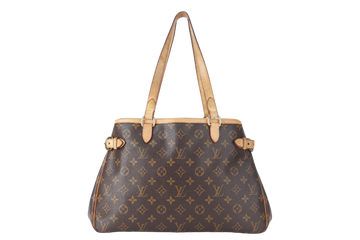 LOUIS VUITTON M51154 BATIGNOLLES TOTE BAG MONOGRAM CANVAS GOLD HARDWARE WITH DUST COVER