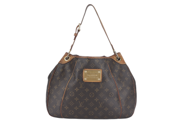 LOUIS VUITTON GALLIERA SHOULDER BAG PM MONOGRAM COATED CANVAS GOLD HARDWARE NO DUST COVER