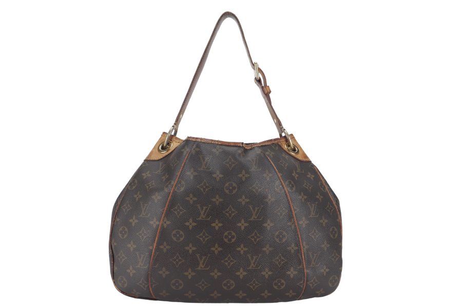LOUIS VUITTON GALLIERA SHOULDER BAG PM MONOGRAM COATED CANVAS GOLD HARDWARE NO DUST COVER