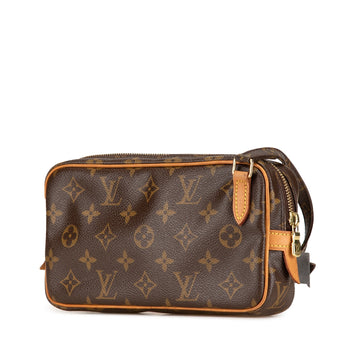 Brown Louis Vuitton Monogram Pochette Marly Bandouliere Crossbody Bag