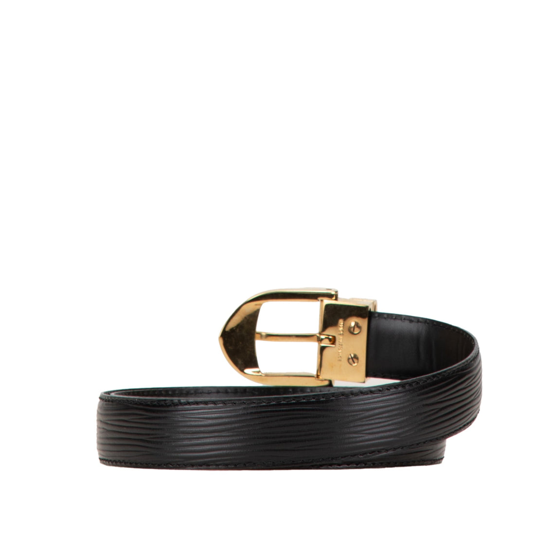 Black Louis Vuitton Epi Ceinture Belt