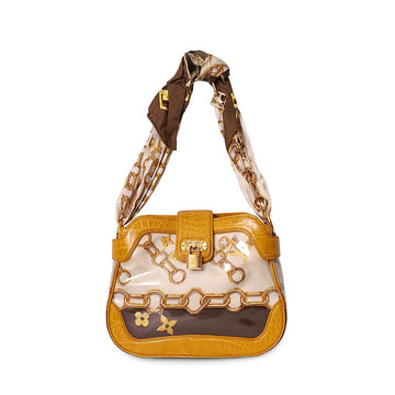 LOUIS VUITTON Alligator Linda Shoulder Bag Yellow/Brown - Limited Edition