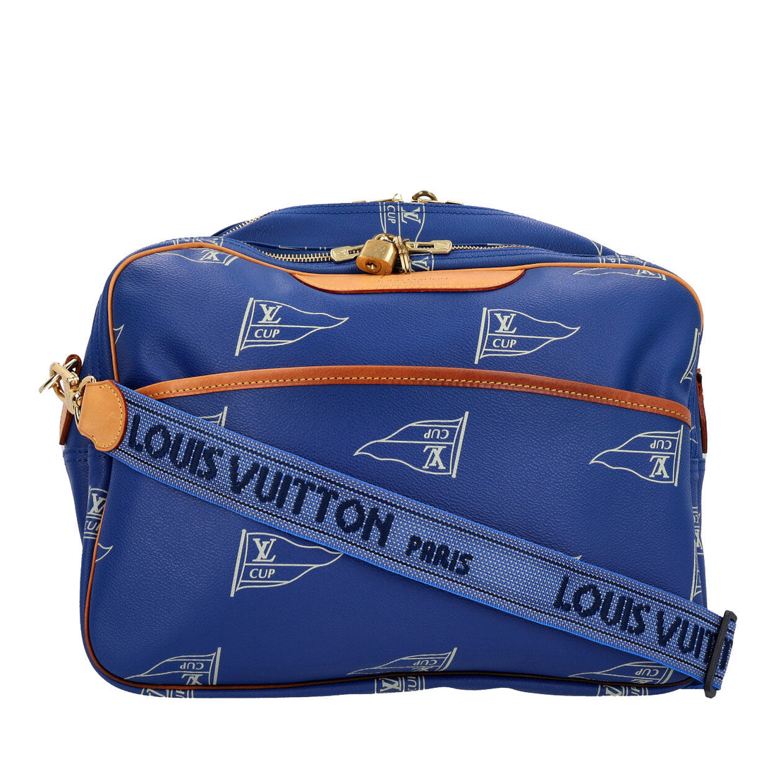 LOUIS VUITTON Canvas 1991 LV Cup Sail Sac Cowes Messenger Blue