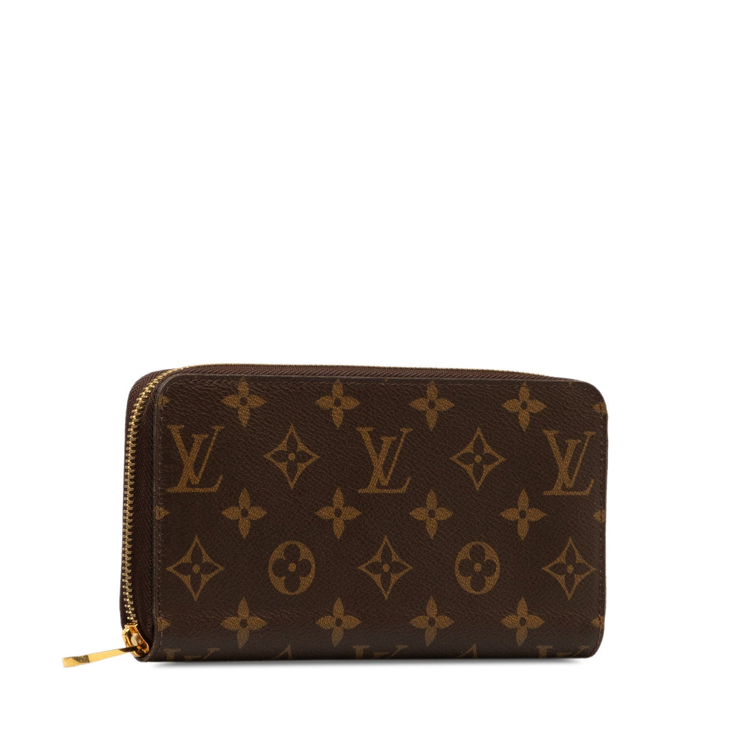 Brown Louis Vuitton Monogram Zippy Wallet