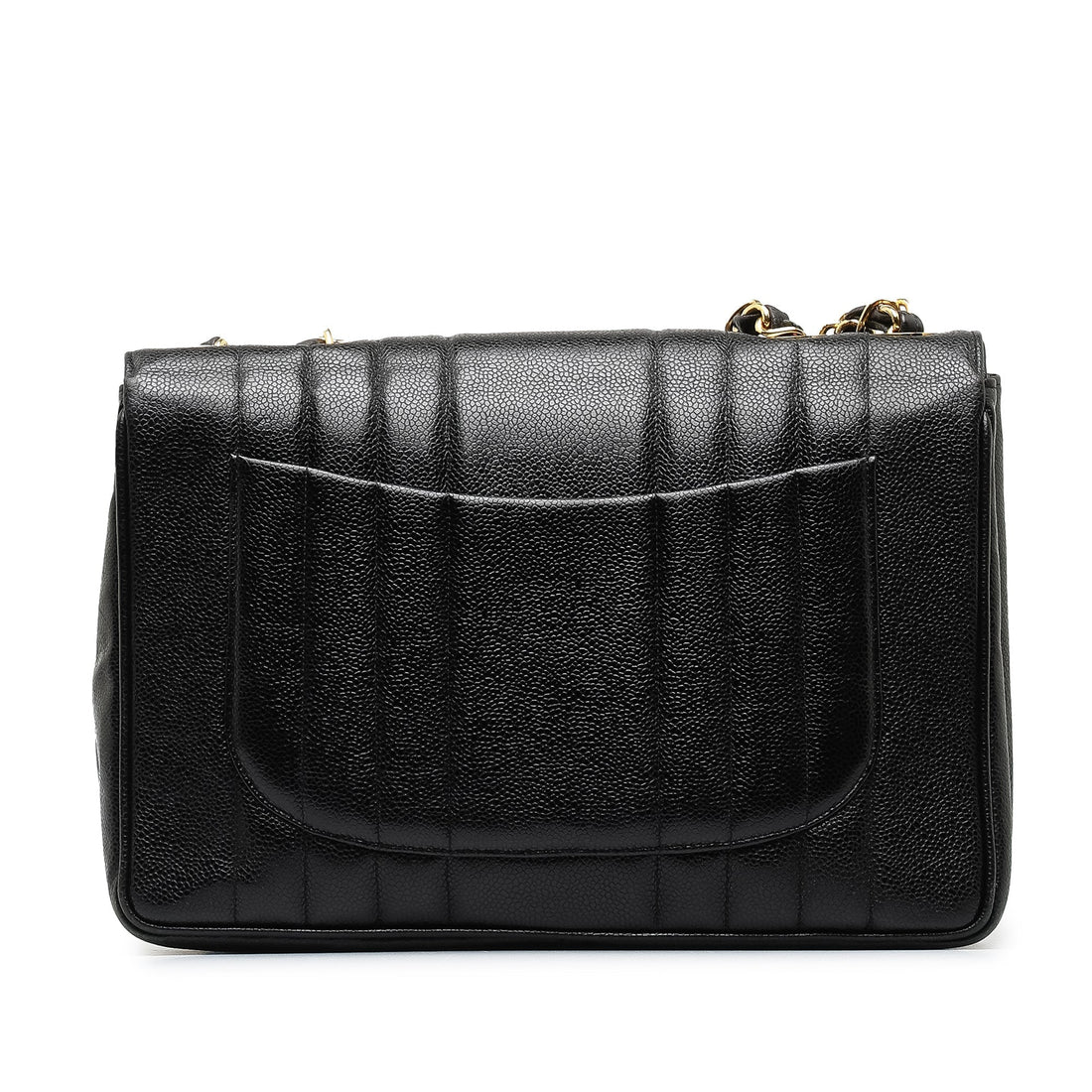 Chanel Jumbo Caviar Mademoiselle Flap Shoulder Bag