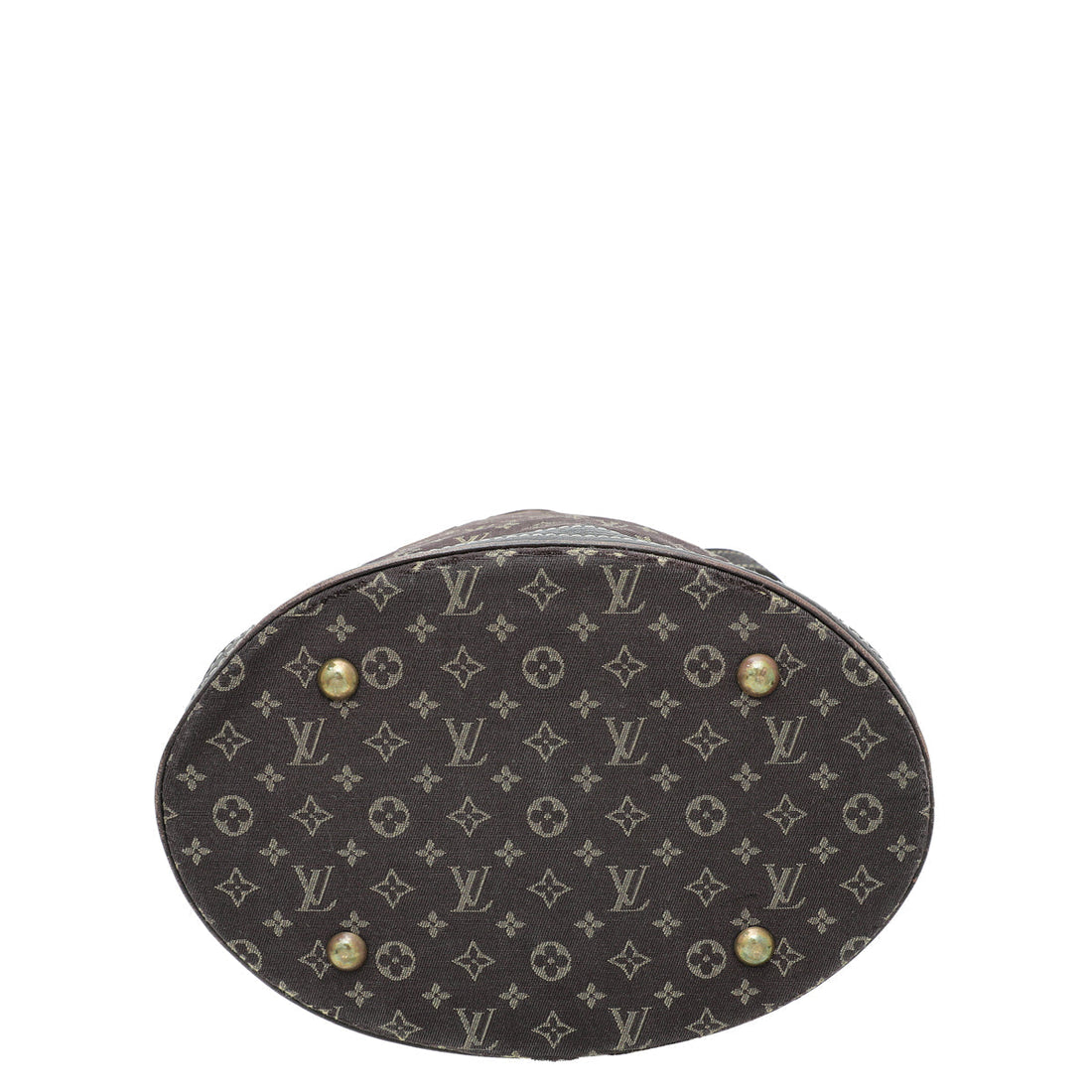Louis Vuitton Brown Monogram Mini Lin Petit Bucket Bag
