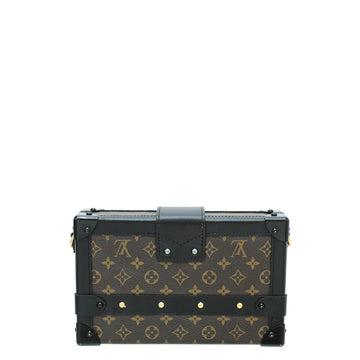 Louis Vuitton Monogram Black Petite Malle Bag