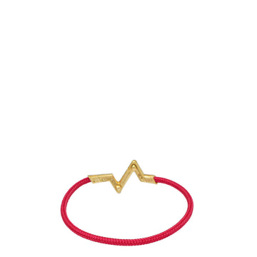 Louis Vuitton 18K Yellow Gold Volt Upside Down Play Small Bracelet 15