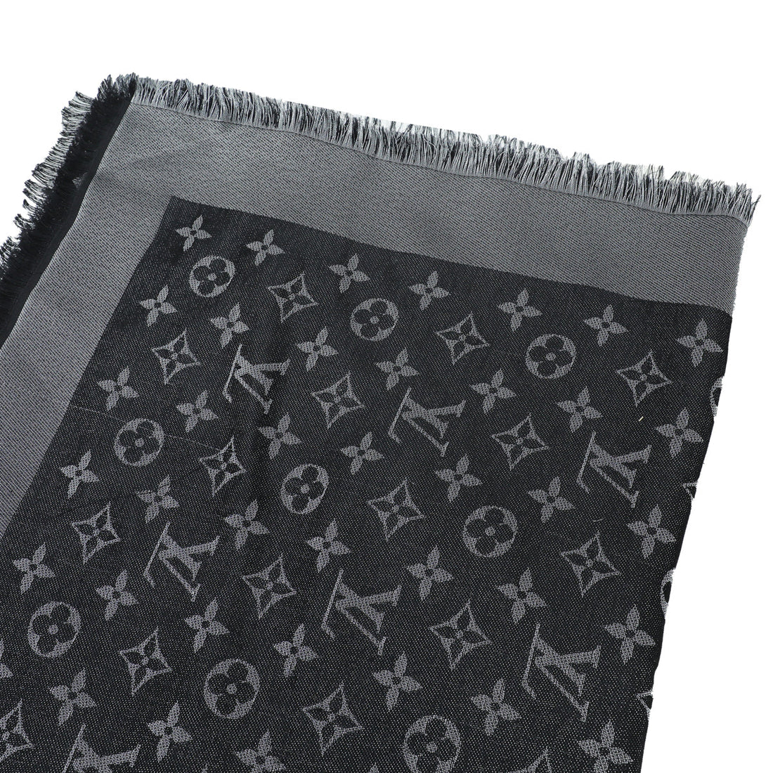 Louis Vuitton Black Monogram Shine Shawl
