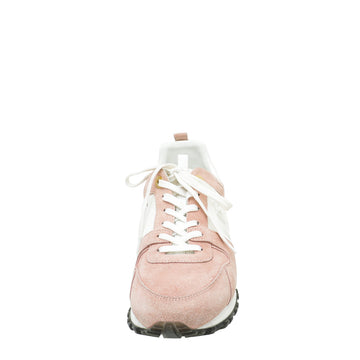Louis Vuitton Bicolor Suede Run Away Trainer 39
