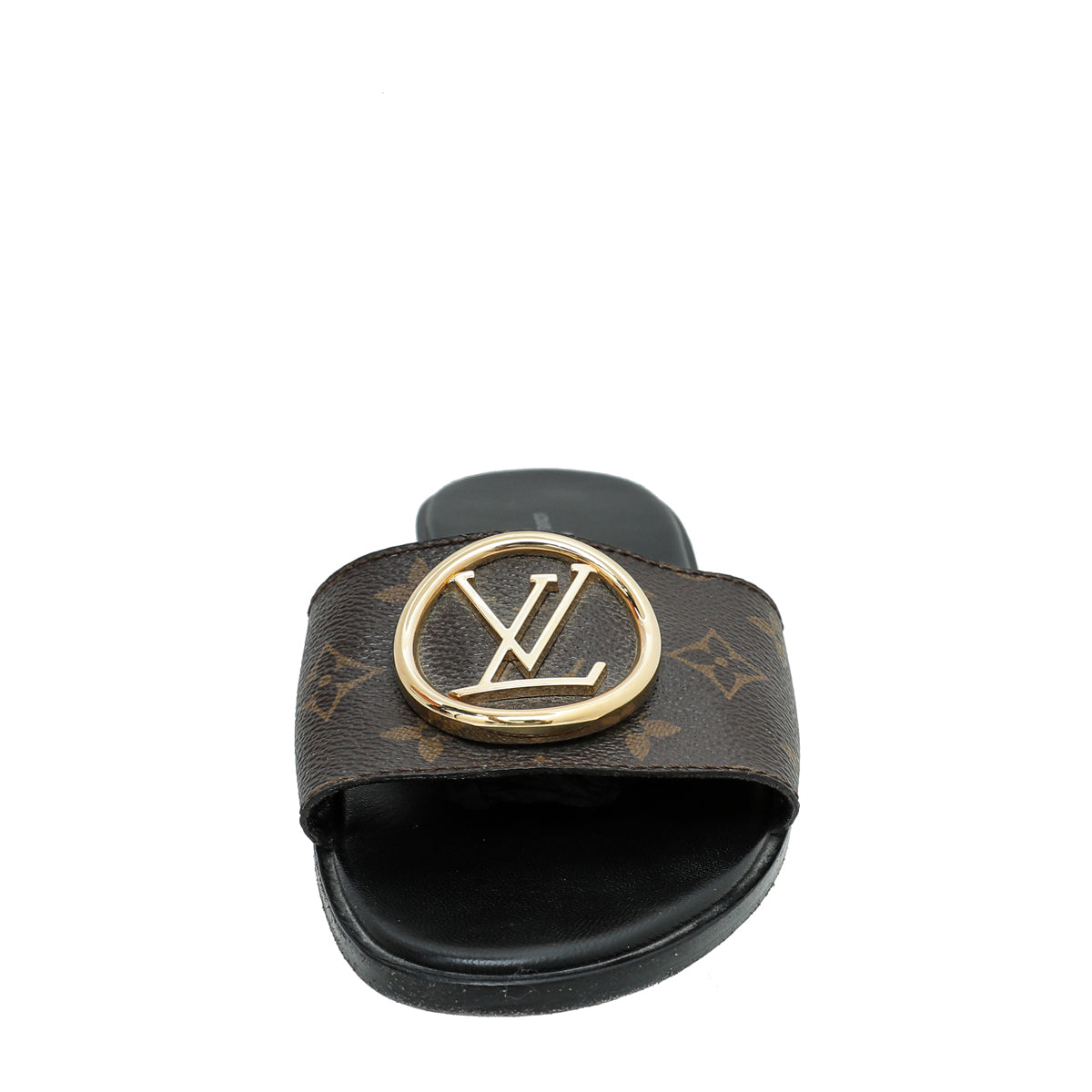 Louis Vuitton Monogram Lock It Flat Mules 41
