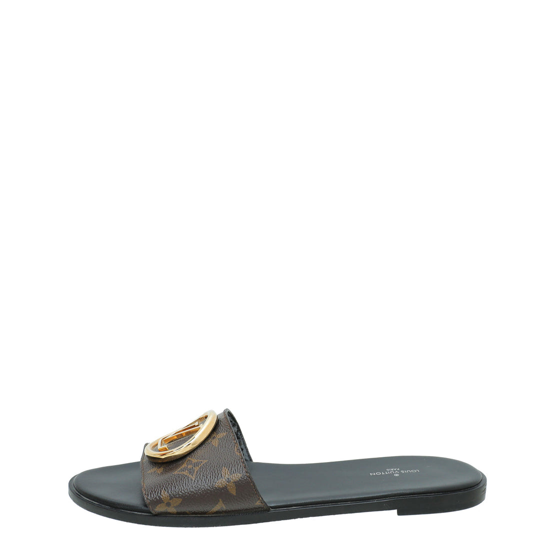 Louis Vuitton Monogram Lock It Flat Mules 41