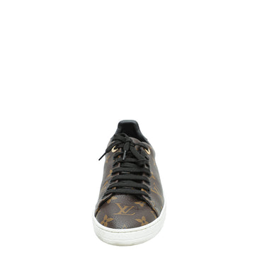 Louis Vuitton Monogram Black Frontrow Sneakers 38.5
