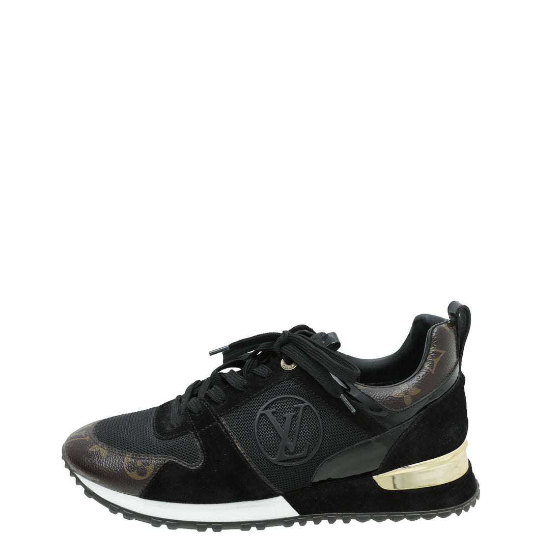 Louis Vuitton Monogram Black Run Away Sneaker