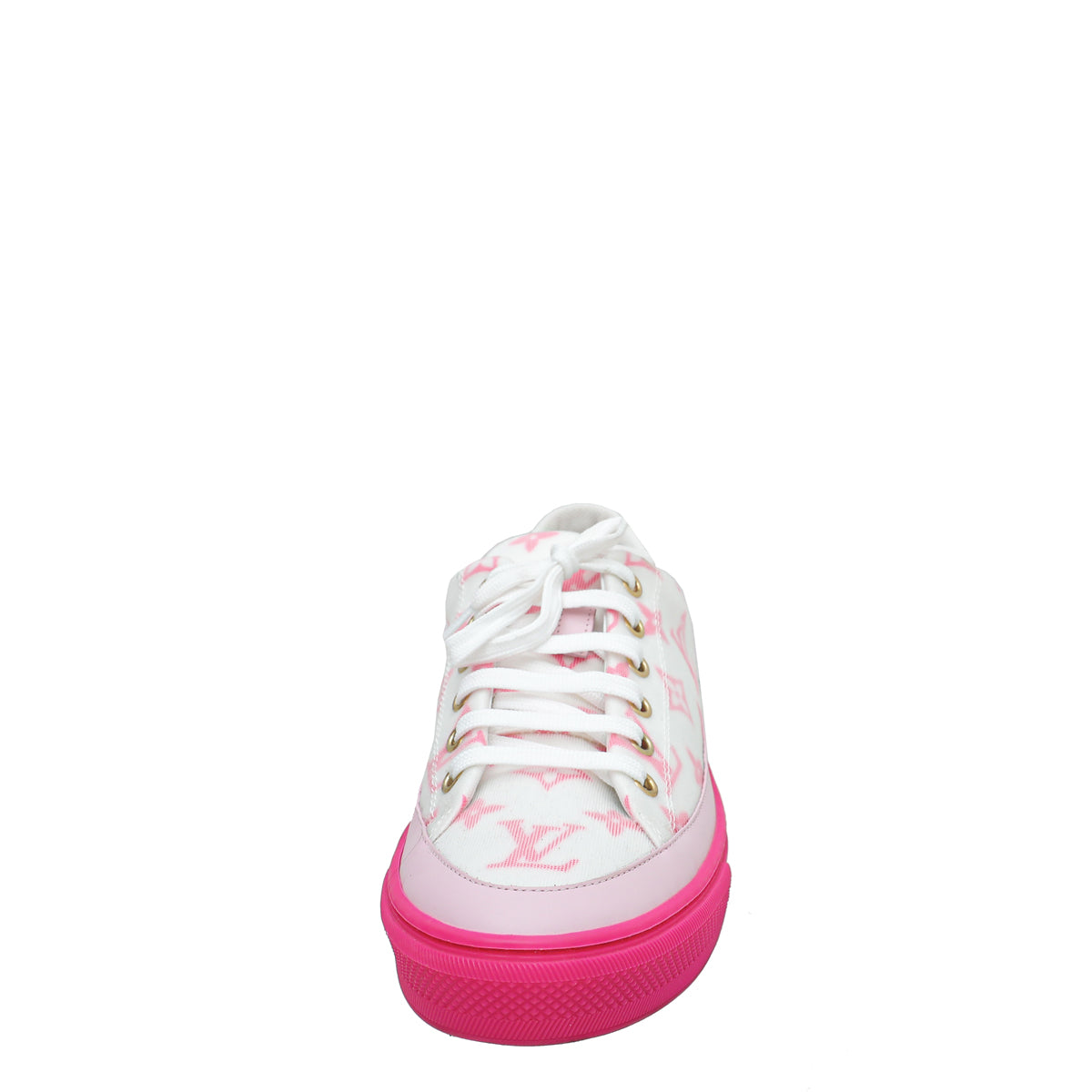 Louis Vuitton Bicolor Monogram Stellar Line Technical Fabric Sneaker 38