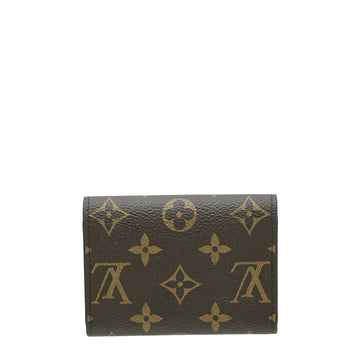 Louis Vuitton Monogram Rose Ballerine Rosalie Coin Purse W/ SHA Initial