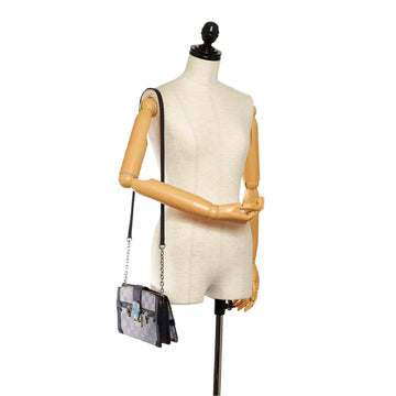 Gray Louis Vuitton Monogram Damier Pop Trunk Clutch