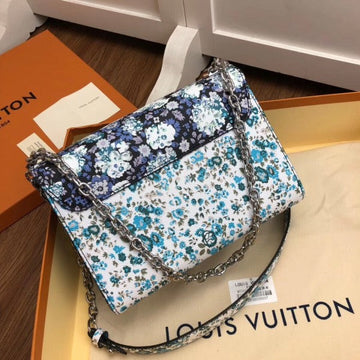 Louis Vuitton Twist MM Floral Bag