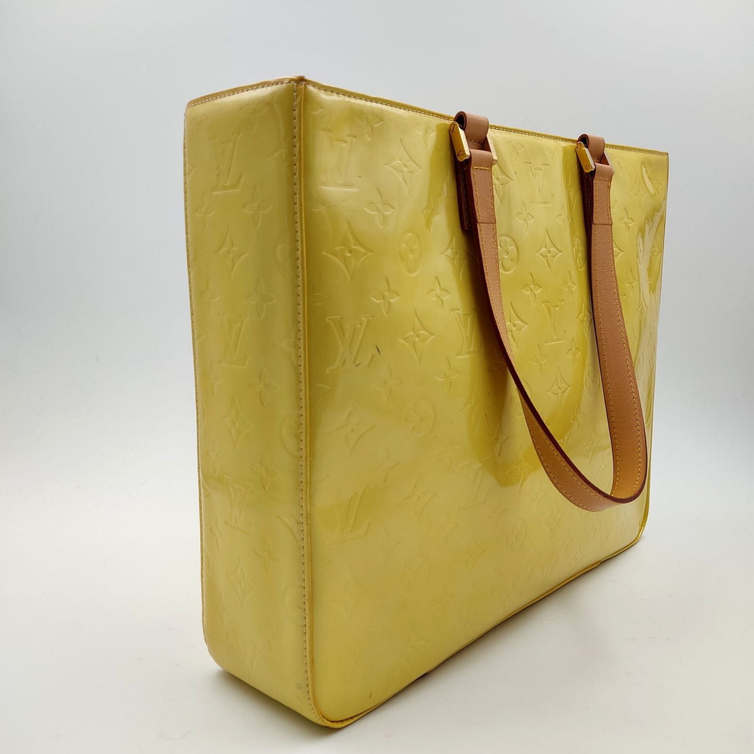 LOUIS VUITTON Colombus shopper shoulder bag in patent leather