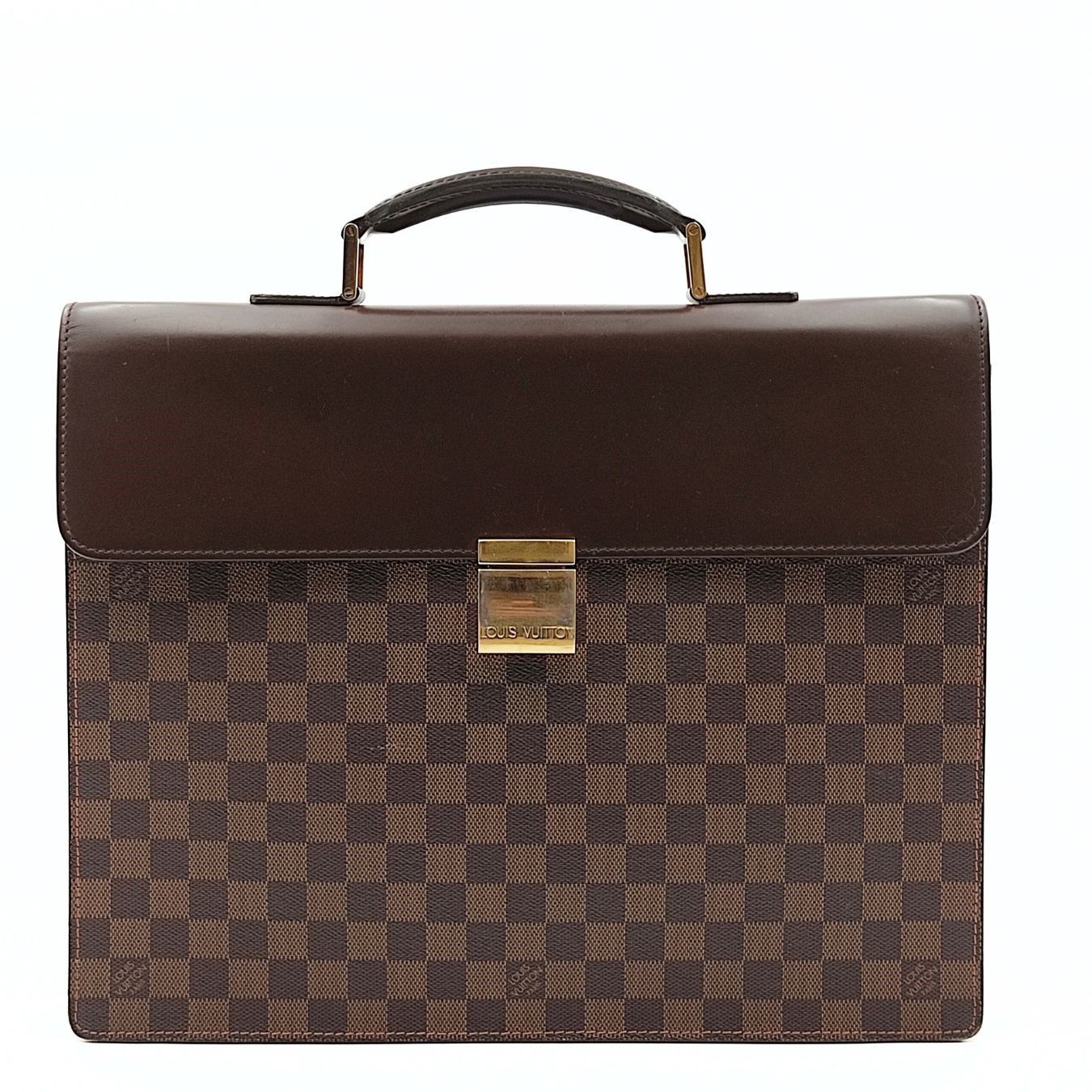 LOUIS VUITTON Altona Damier Ebene business bag