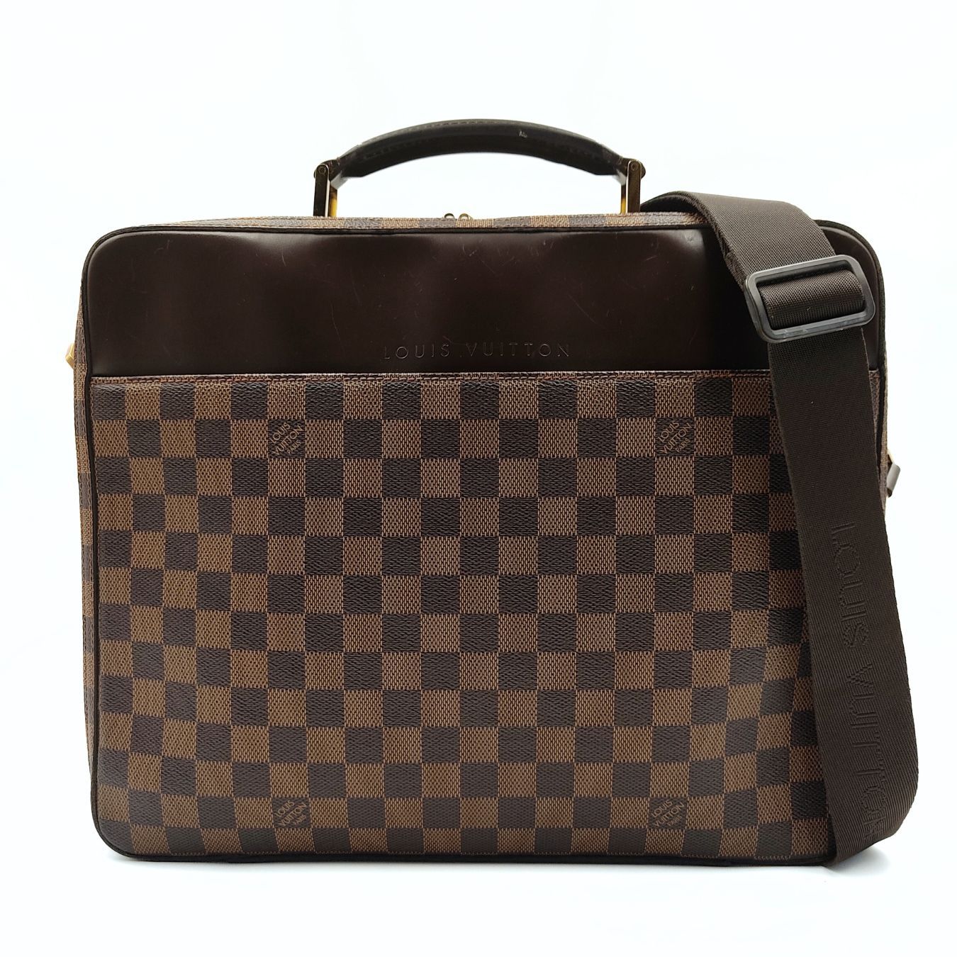 LOUIS VUITTON Damier Ebene document bag
