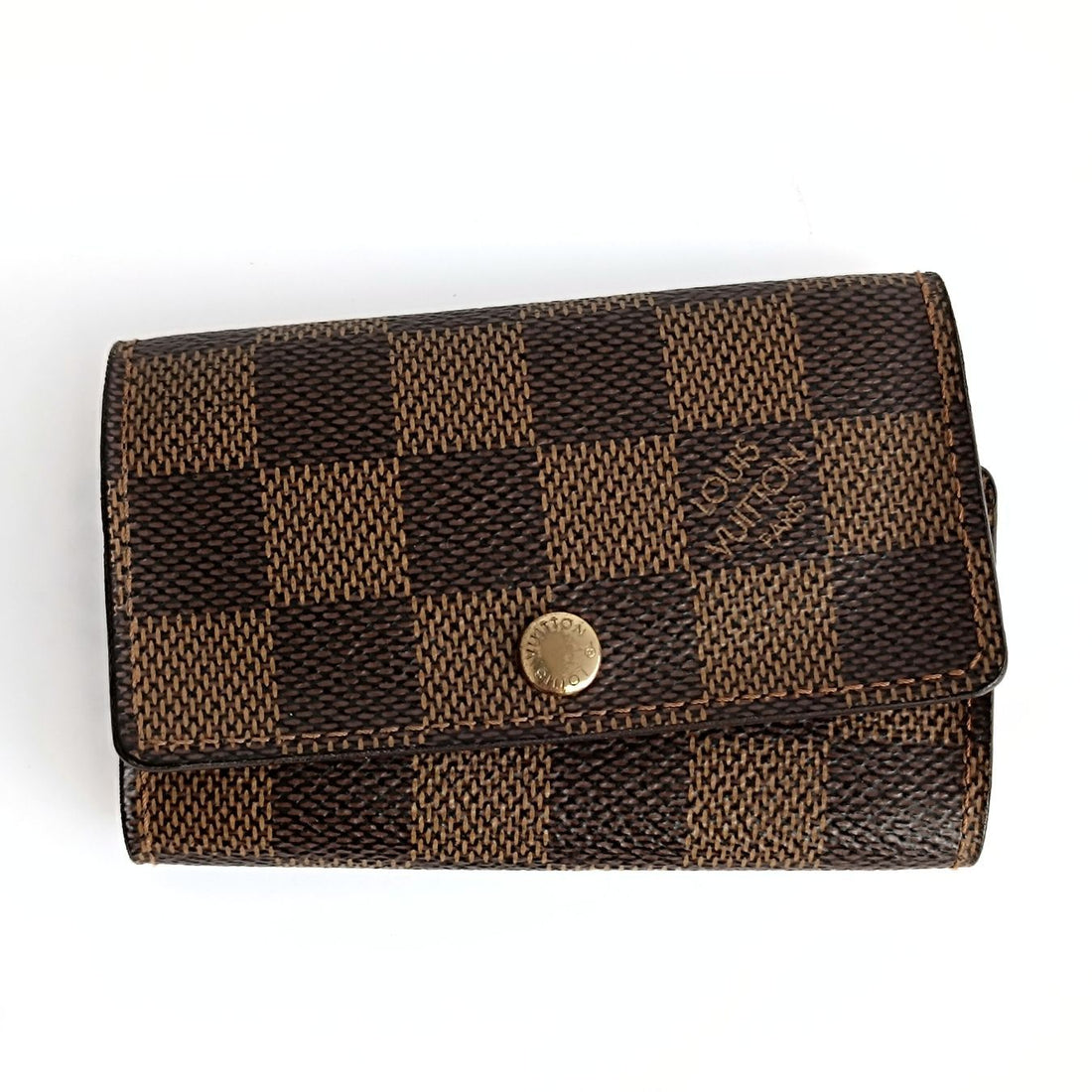 LOUIS VUITTON Damier Ebene key ring 6 hooks