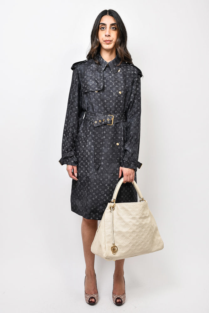 Louis Vuitton 2012 Cream Empreinte Leather Artsy MM Hobo Bag