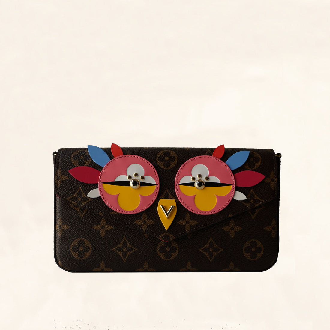 Louis Vuitton | Monogram Canvas Owl Pochette Felicie Chain Wallet | OS
