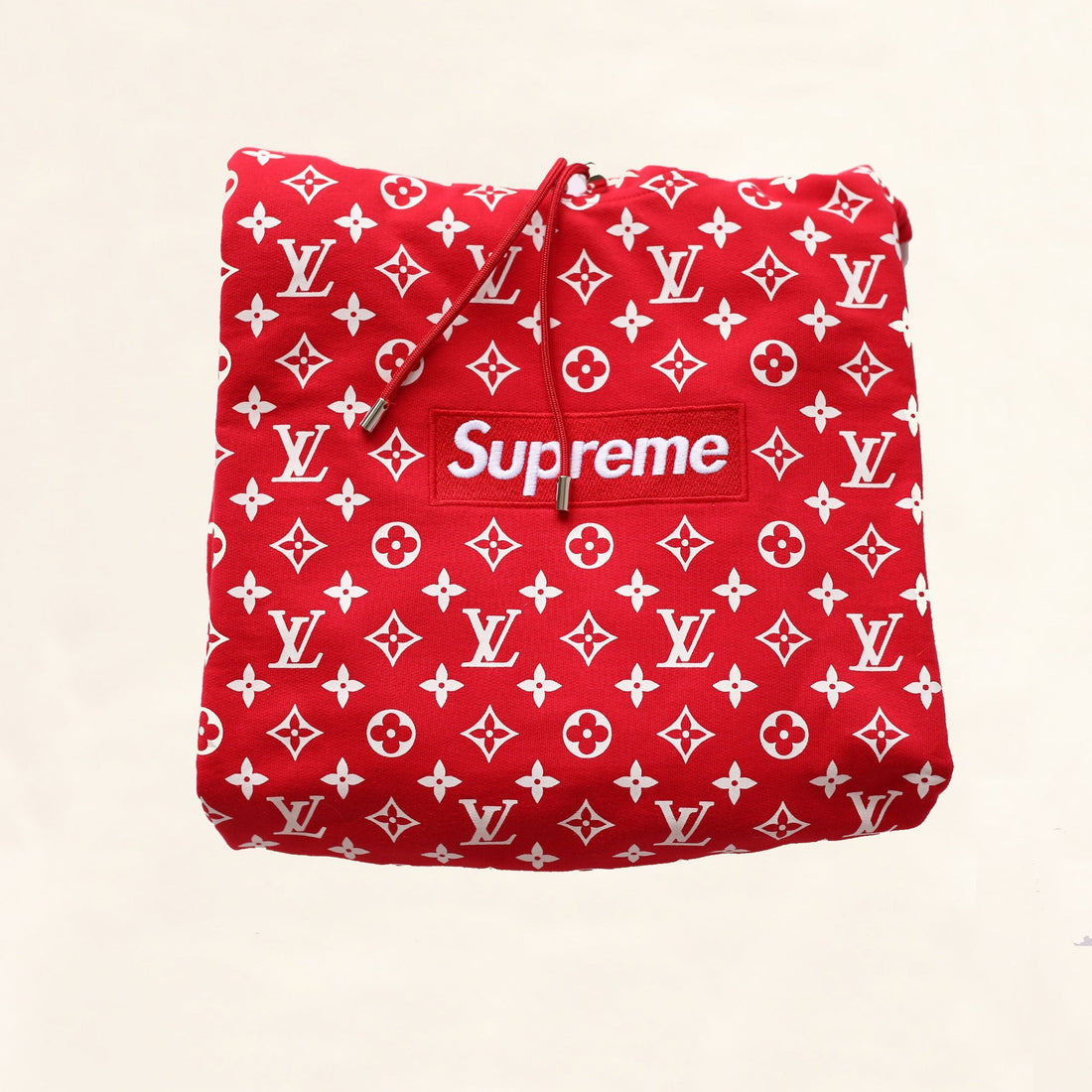 Louis Vuitton Supreme Logo Box Hoodie Monogram