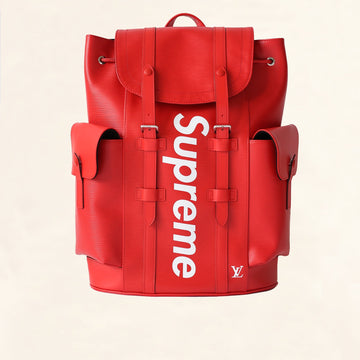 Louis Vuitton | Supreme Epi Christopher Backpack | Red
