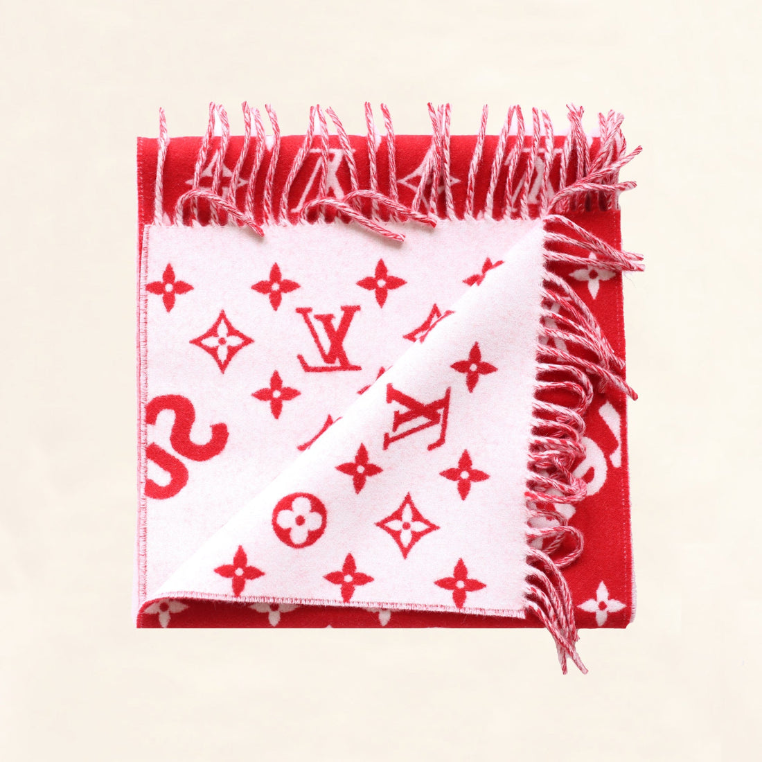 Louis Vuitton | Supreme Scarf | Red