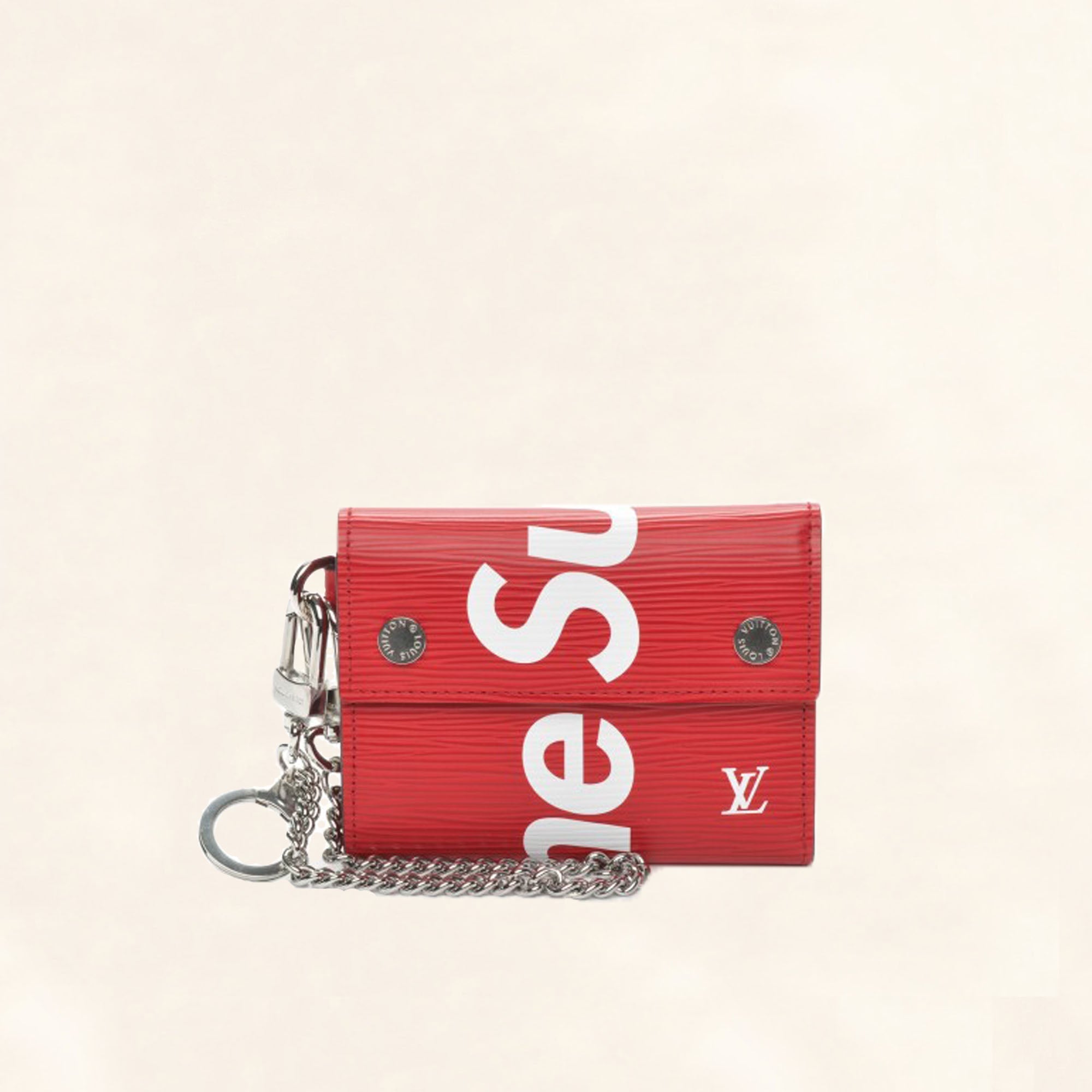 Louis Vuitton | Supreme Chain Wallet Epi Red | M67755