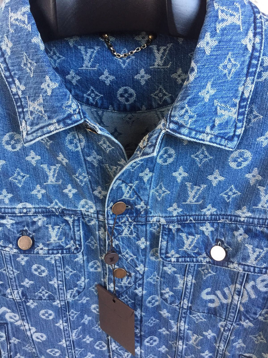 Louis Vuitton | Supreme Denim Monogram Jacket | 56