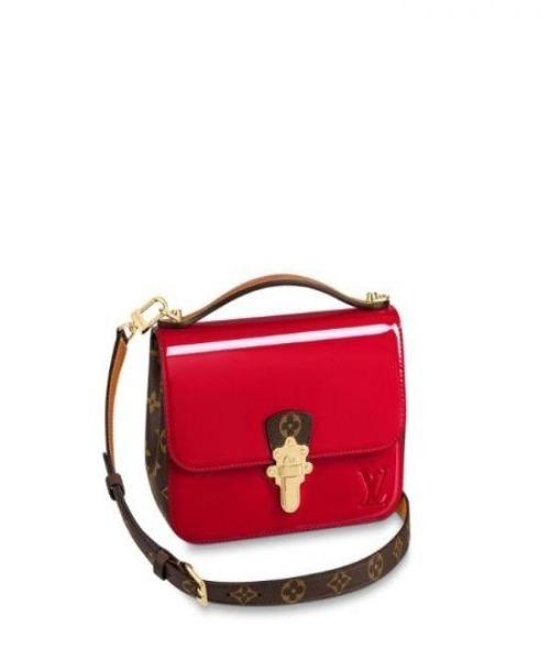 Louis Vuitton Cherrywood BB Smooth Patent Monogram Griotte