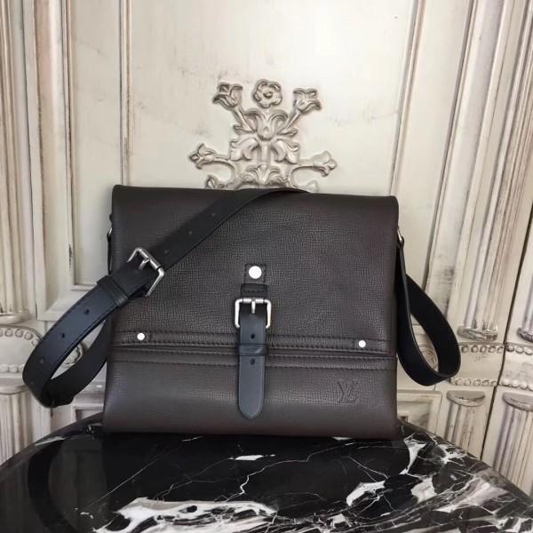 Louis Vuitton Canyon Messenger PM Utah Leather Bleu Marine