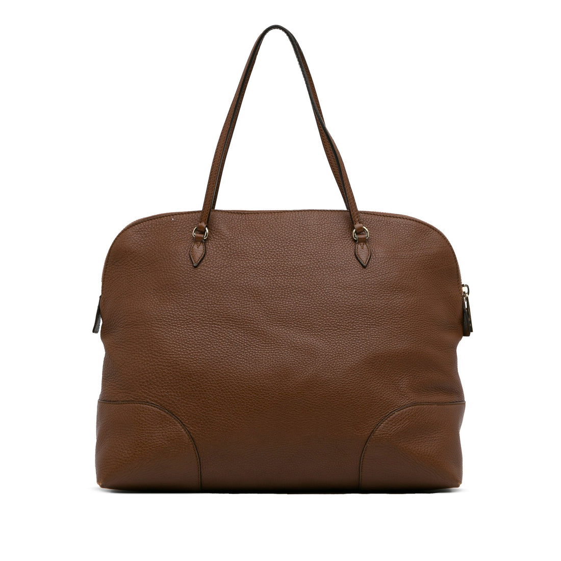 Brown Gucci Leather Bree Tote Bag