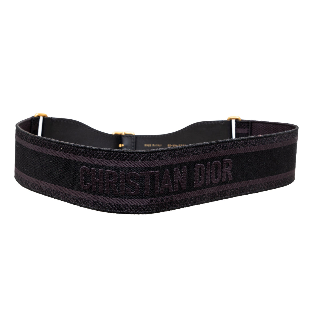 DIOR Christian Dior Wide Canvas Belt