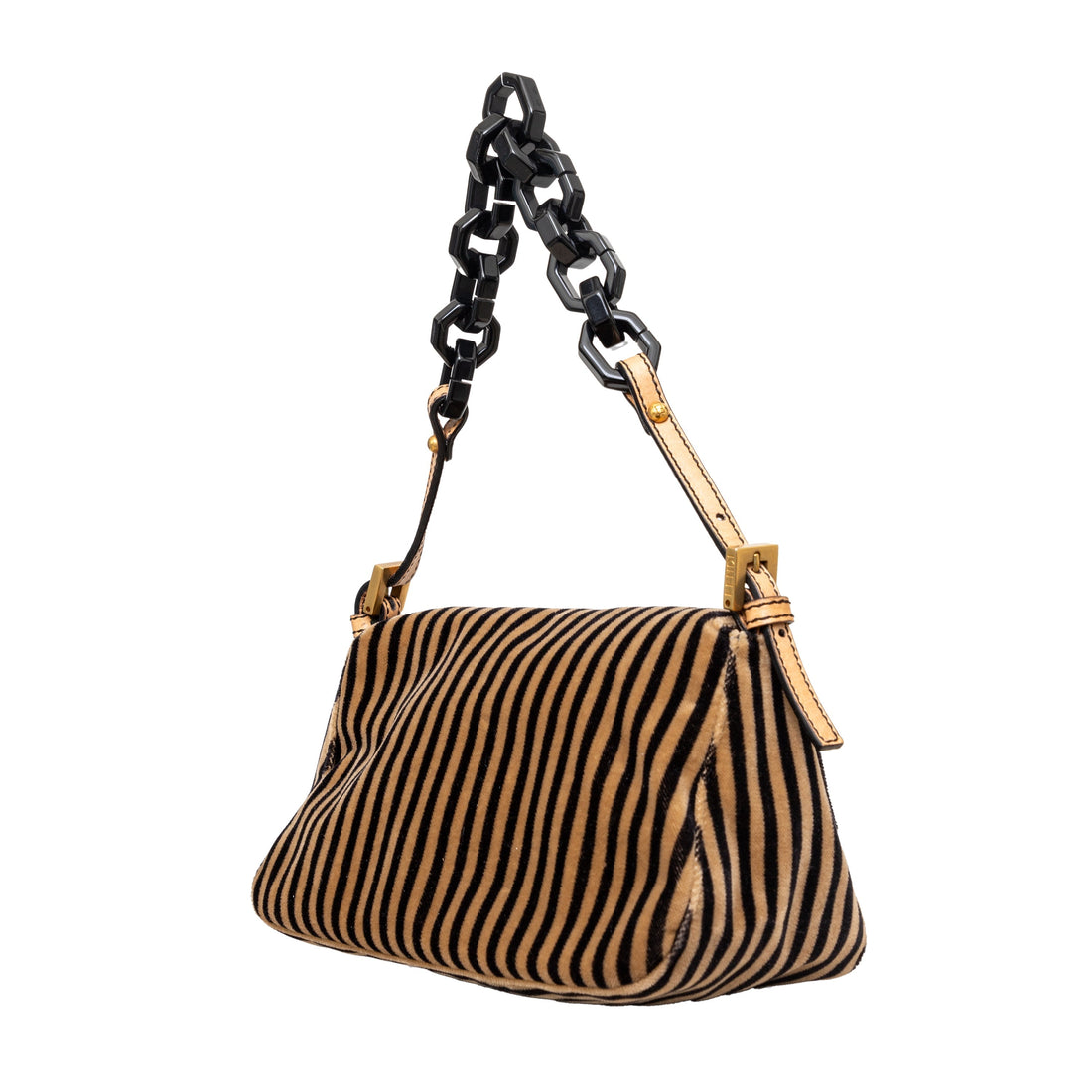 FENDI Fendi Vintage Velvet Baguette