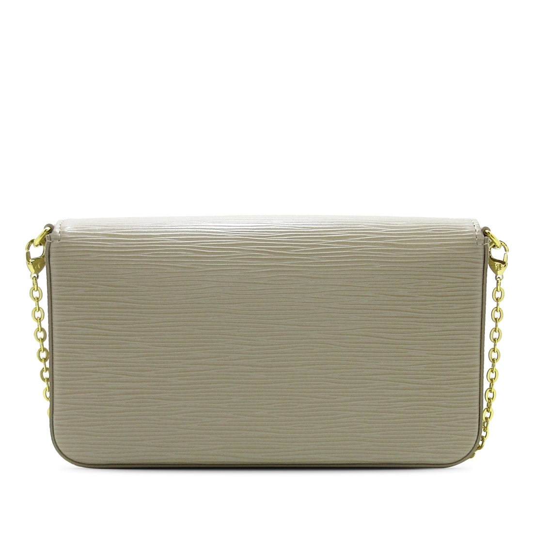 Gray Louis Vuitton Epi Pochette Felicie Crossbody Bag