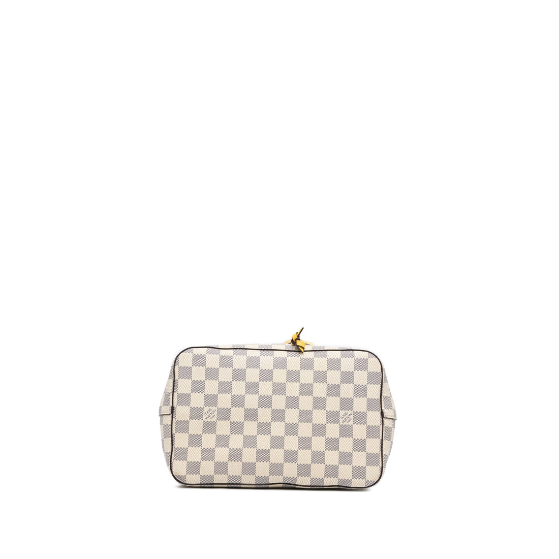 White Louis Vuitton Damier Azur Neonoe MM Bucket Bag