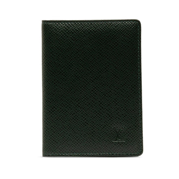 Green Louis Vuitton Taiga Business Card Holder