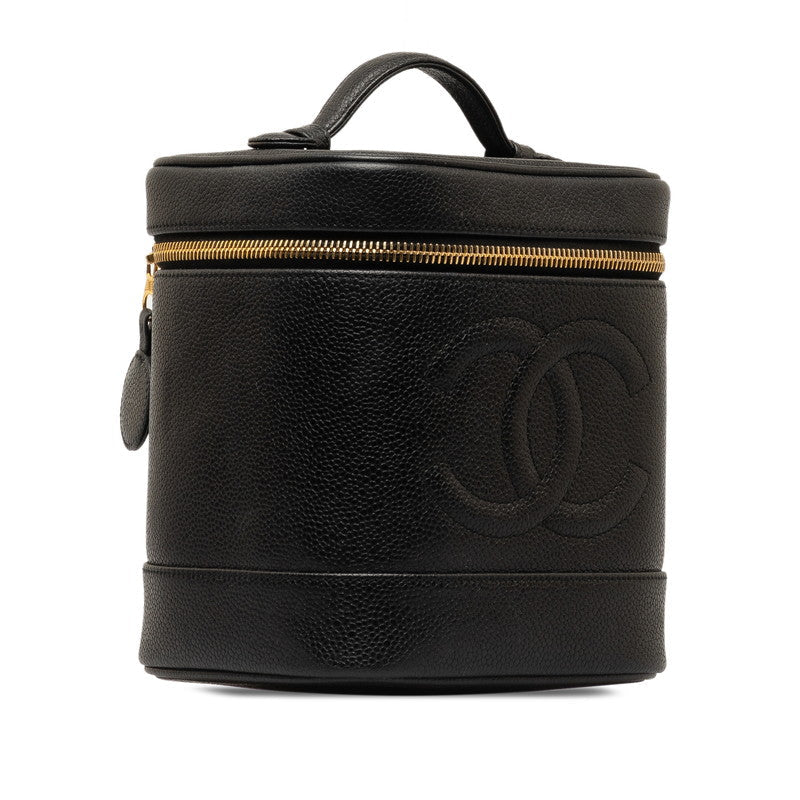 Chanel Vanity Bag Leather Vanity Bag A01998 in Good condition