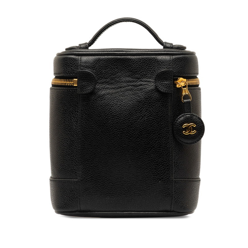 Chanel Vanity Bag Leather Vanity Bag A01998 in Good condition