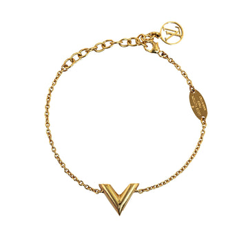 Gold Louis Vuitton Essential V Bracelet
